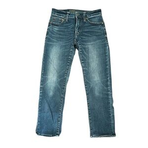 American Eagle Outfitters extreme flex Blue Straight-Leg Jeans 26x28